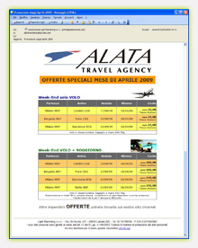 Newsletter Agenzie Viaggi