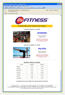 Newsletter Palestre